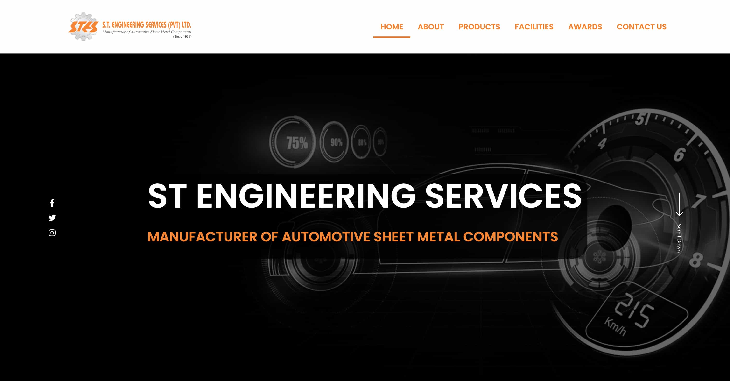 S. T. Engineering Services - Web Application Project