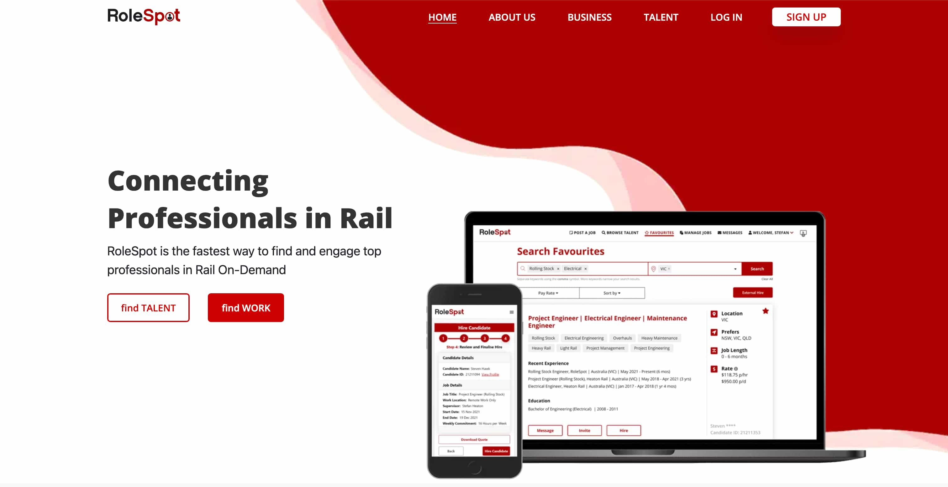 RoleSpot - Web Application Project
