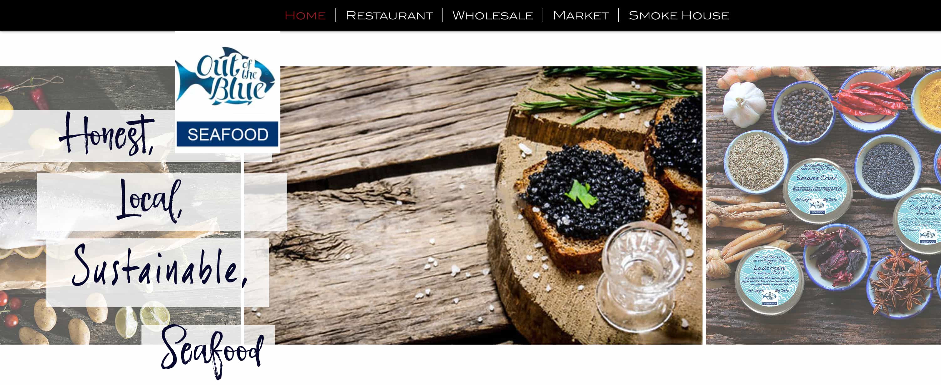 Out of the Blue - Seafood - Web Application Project